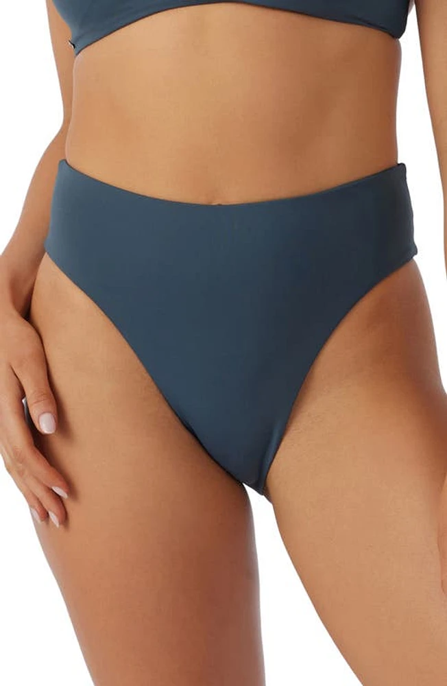 O'Neill Saltwater Solids Max High Cut Bikini Bottoms at Nordstrom,