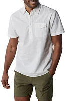 The Normal Brand Lived Short Sleeve Cotton Popover Shirt at Nordstrom,