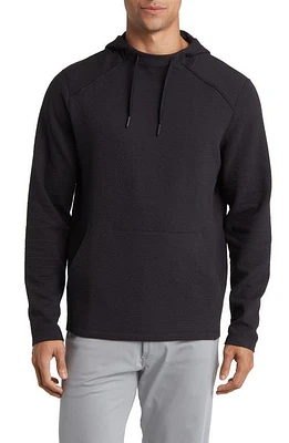 Rhone Tribeca Stretch Hoodie Black at Nordstrom,