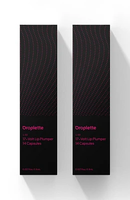 Droplette 17-Volt Lip Plumper Deluxe Refill Capsules - 28 Count at Nordstrom