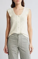 Treasure & Bond Sleeveless Cotton Linen Cardigan at Nordstrom,