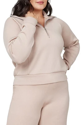 SPANX AirEssentials Half Zip Sweatshirt at Nordstrom,