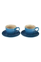 Le Creuset Set of 2 Cappuccino Cups & Saucers in Marseille at Nordstrom