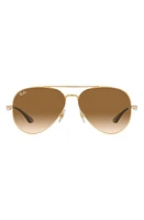 Ray-Ban 58mm Aviator Sunglasses in Arista/Pink Gradient Brown at Nordstrom