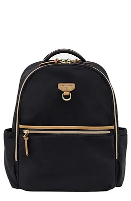 TWELVElittle On the Go 3.0 Water Resistant Diaper Backpack in Black/Tan at Nordstrom