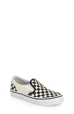 Vans Kids' Classic Checker Slip-On Checkerboard/White/Black at Nordstrom, M