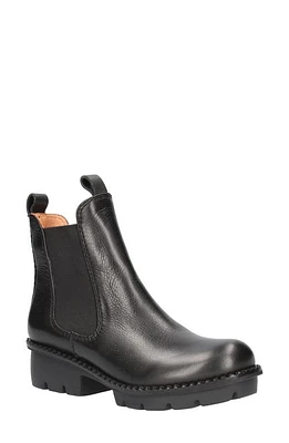 L'Amour des Pieds Harisha Lug Chelsea Boot Black Leather at Nordstrom,