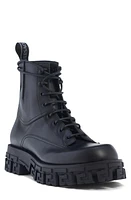 Versace Greca Portico Lace-Up Boot Black at Nordstrom,