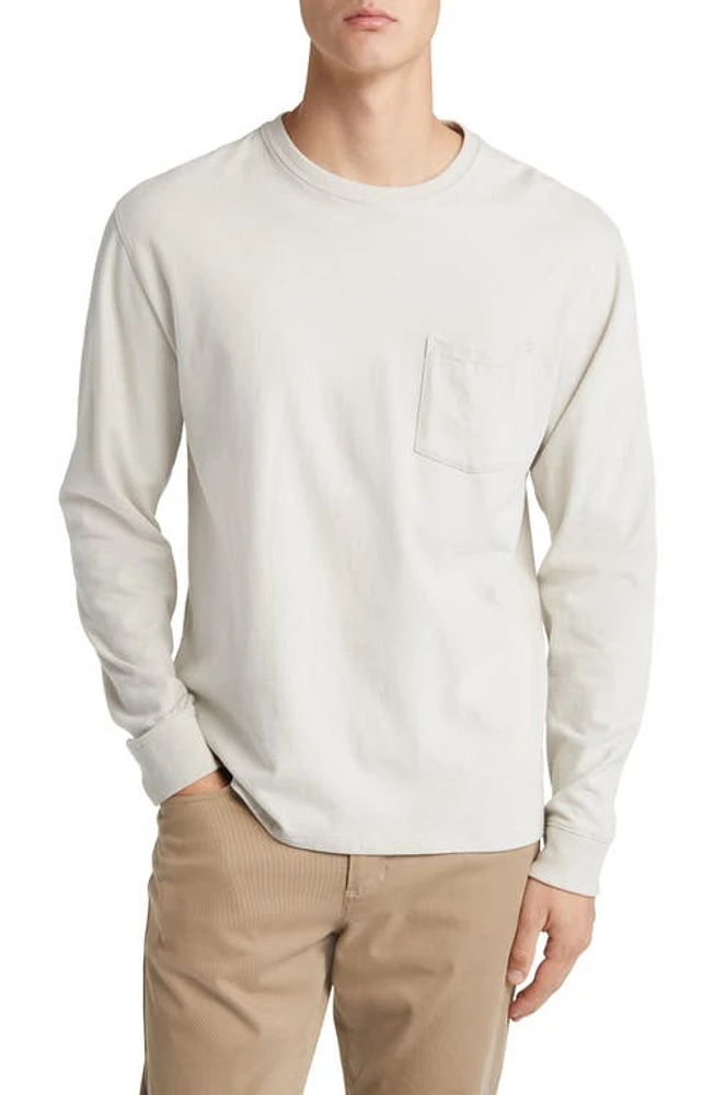 Vince Long Sleeve Sueded Jersey Top Stone Beach at Nordstrom,