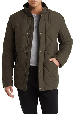 Barbour Winter Chelsea Quilted Jacket Dark Olive at Nordstrom,