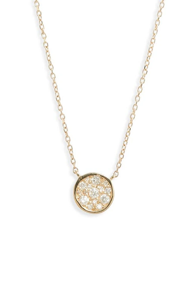 Anzie Cleo Diamond Pendant Necklace in Gold at Nordstrom, Size 16