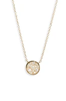 Anzie Cleo Diamond Pendant Necklace in Gold at Nordstrom, Size 16