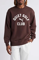 Quiet Golf x PUMA Cotton Graphic Sweatshirt at Nordstrom,