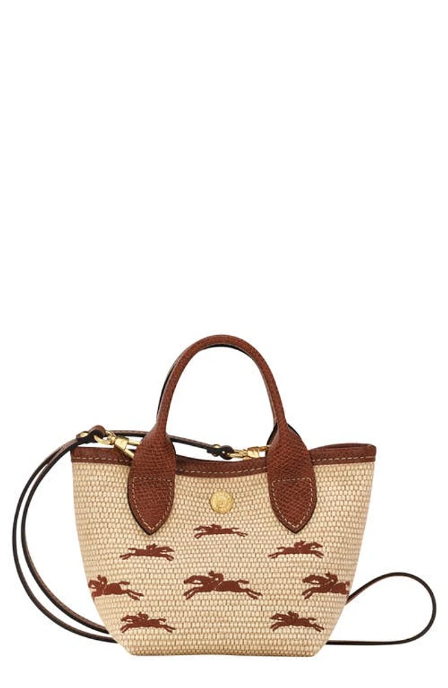 Longchamp Extra Small Le Pliage Panier Top Handle Bag in Brown at Nordstrom