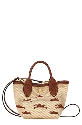 Longchamp Extra Small Le Pliage Panier Top Handle Bag in Brown at Nordstrom