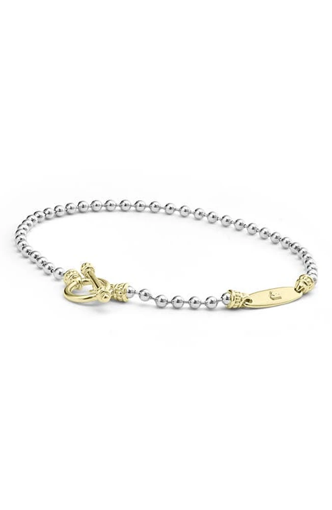 LAGOS Signature Caviar Ball Chain Bracelet in Gold at Nordstrom