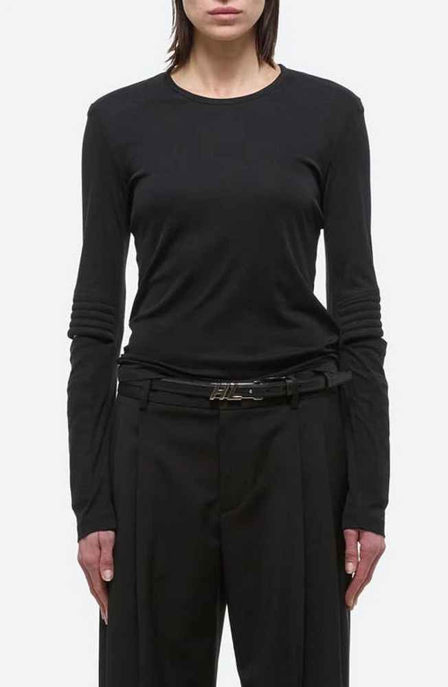 Helmut Lang Astro Crew Silky Long Sleeve T-Shirt at Nordstrom,