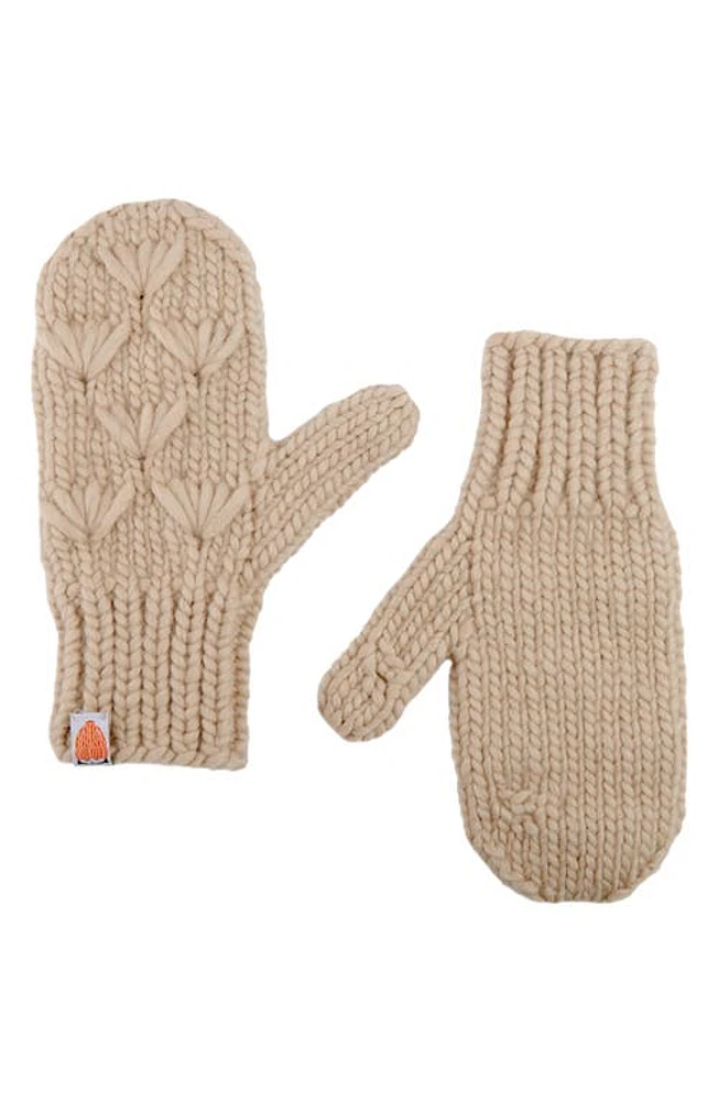 Sh*t That I Knit The Motley Merino Wool Mittens in Camel at Nordstrom