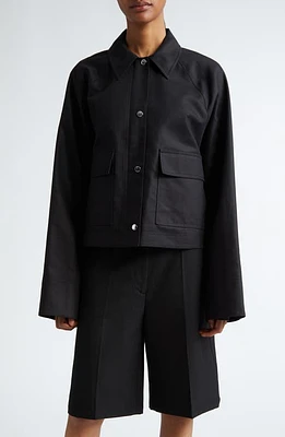 TOTEME Oversize Crop Jacket at Nordstrom, Us