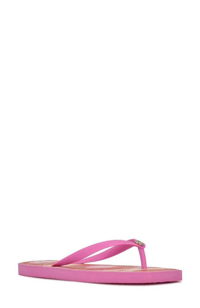 Nine West Flip Flop Pink Multi at Nordstrom,