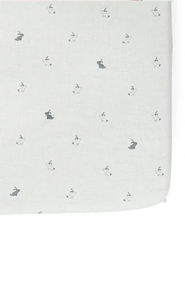 Pehr Hatchlings Crib Sheet in Bunny/Blue at Nordstrom