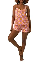 BedHead Pajamas Print Stretch Organic Cotton Jersey Camisole Short at Nordstrom,