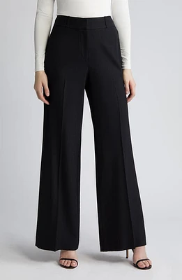 KOBI HALPERIN Tini Wide Leg Pants Black at Nordstrom,