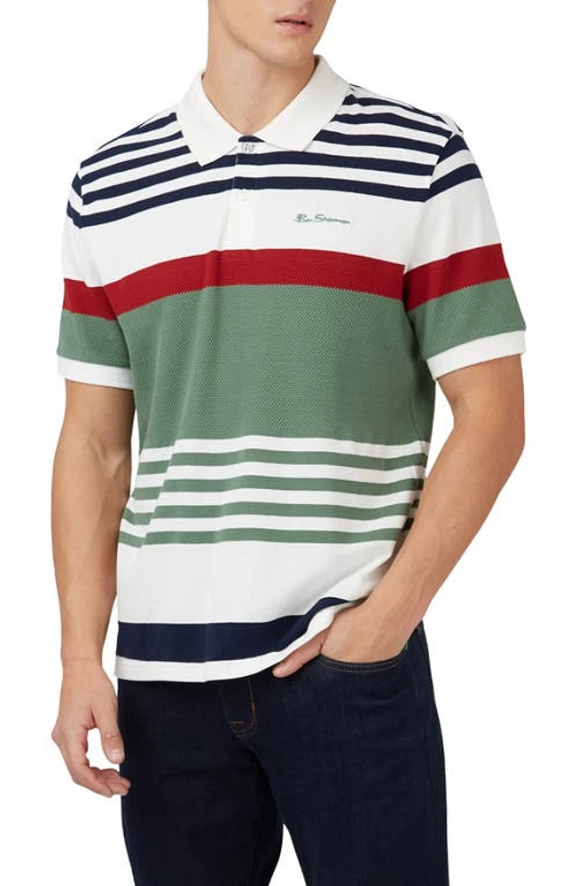 Ben Sherman Engineered Stripe Polo at Nordstrom,