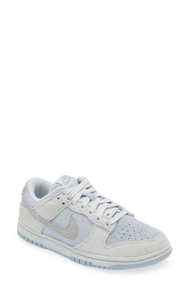 Nike Dunk Low Basketball Sneaker Photon Dust/Smoke Grey/Blue at Nordstrom,