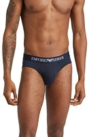 Emporio Armani Stretch Cotton Briefs Navy at Nordstrom,