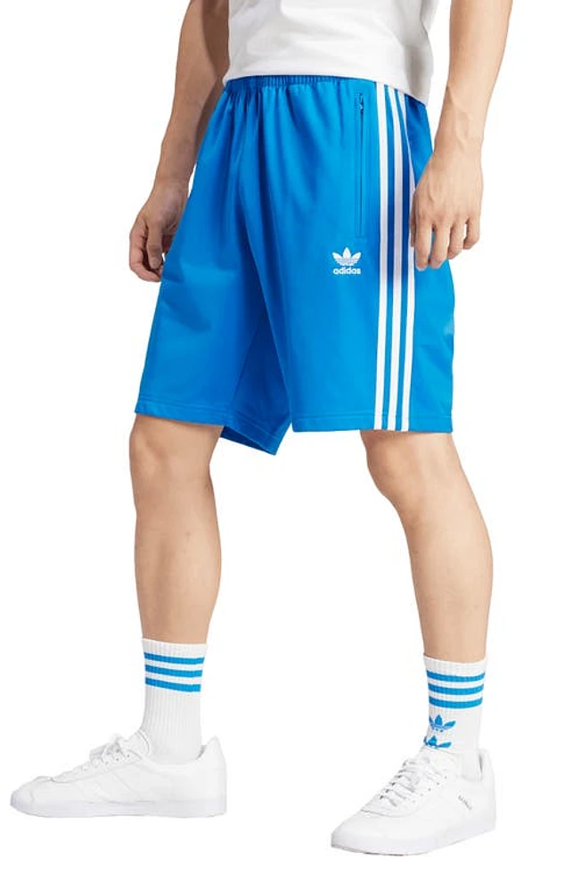 adidas Originals Firebird Sweat Shorts Bluebird/White at Nordstrom,