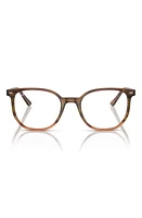 Ray-Ban Elliot 52mm Irregular Optical Glasses in Brown Gradient at Nordstrom