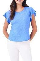 NZT by NIC+ZOE Flutter Sleeve Cotton T-Shirt at Nordstrom,