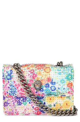 Kurt Geiger London x Floral Couture Micro Kensington Floral Rhinestone Crossbody Bag in Floral Multi at Nordstrom