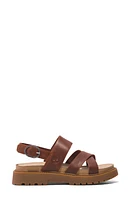 Timberland Clairemont Way Cross Strap Sandal in Dark Red Full Grain at Nordstrom, Size 10