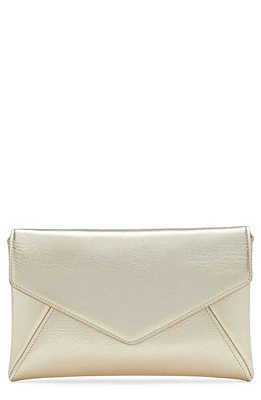 Stuart Weitzman The Loveletter Mini Clutch in Platino at Nordstrom