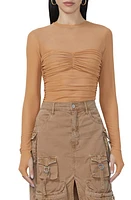 AFRM Sandrine Long Sleeve Mesh Top at Nordstrom,