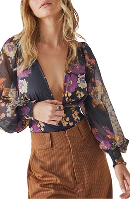 Free People Wanderlust Floral Print Bodysuit Combo at Nordstrom,