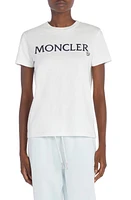 Moncler Embroidered Logo Cotton Crewneck T-Shirt at Nordstrom,