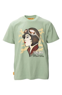 Round Two Pilot Graphic T-Shirt Mint at Nordstrom,