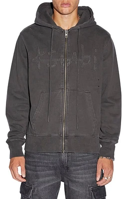 Ksubi Kash Zip Hoodie Black at Nordstrom,