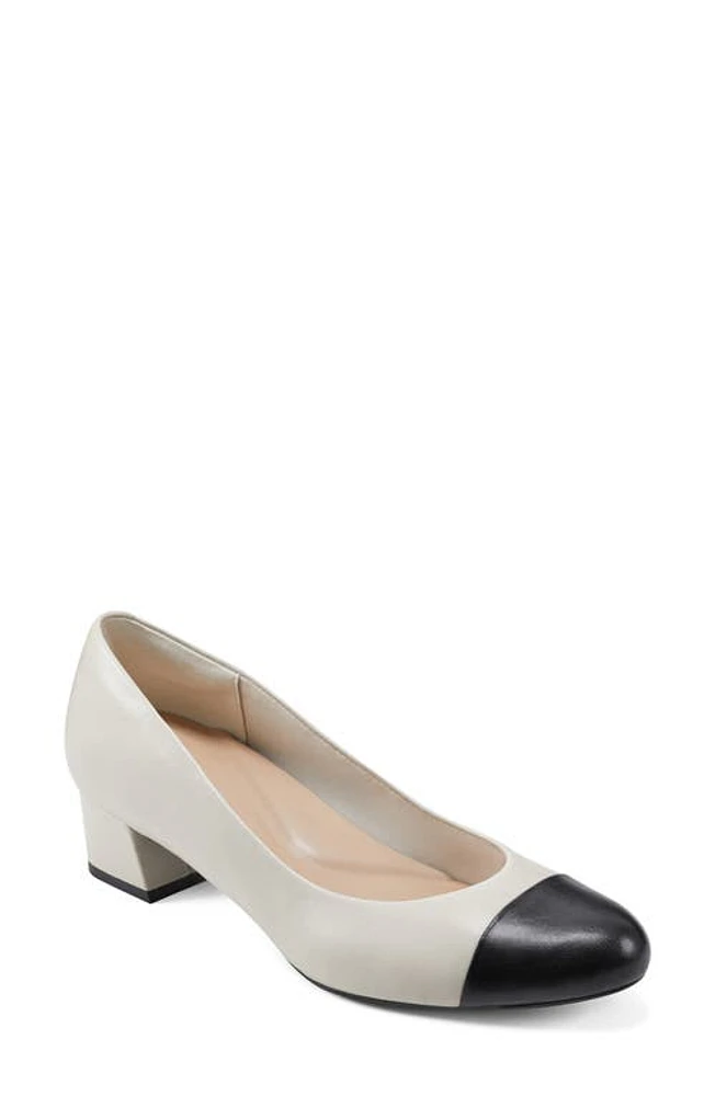 Easy Spirit Lucinda Cap Toe Pump Ivory at Nordstrom,