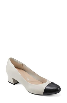 Easy Spirit Lucinda Cap Toe Pump Ivory at Nordstrom,