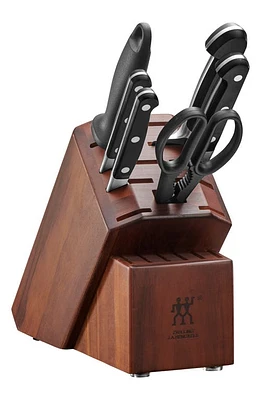 ZWILLING Pro 7-Piece Knife Block Set in Silver at Nordstrom