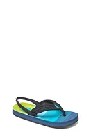 Reef Kids' Little Ahi Flip Flop in Aqua/Green at Nordstrom, Size 8 M