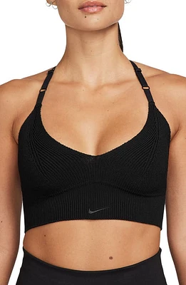 Nike Dri-FIT Sport Lifestyle Rib Sports Bra at Nordstrom,