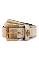 Kurt Geiger London Micro Quilt Leather Belt at Nordstrom,