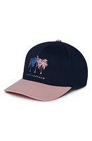 TravisMathew Just Swell Logo Cotton Blend Baseball Cap in Total Eclipse at Nordstrom