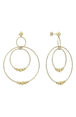 LAGOS Caviar Gold Triple Circle Orbital Drop Earrings at Nordstrom