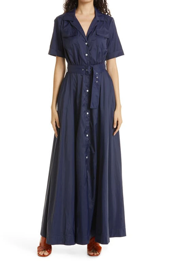 STAUD Millie Maxi Dress in Navy at Nordstrom, Size 0